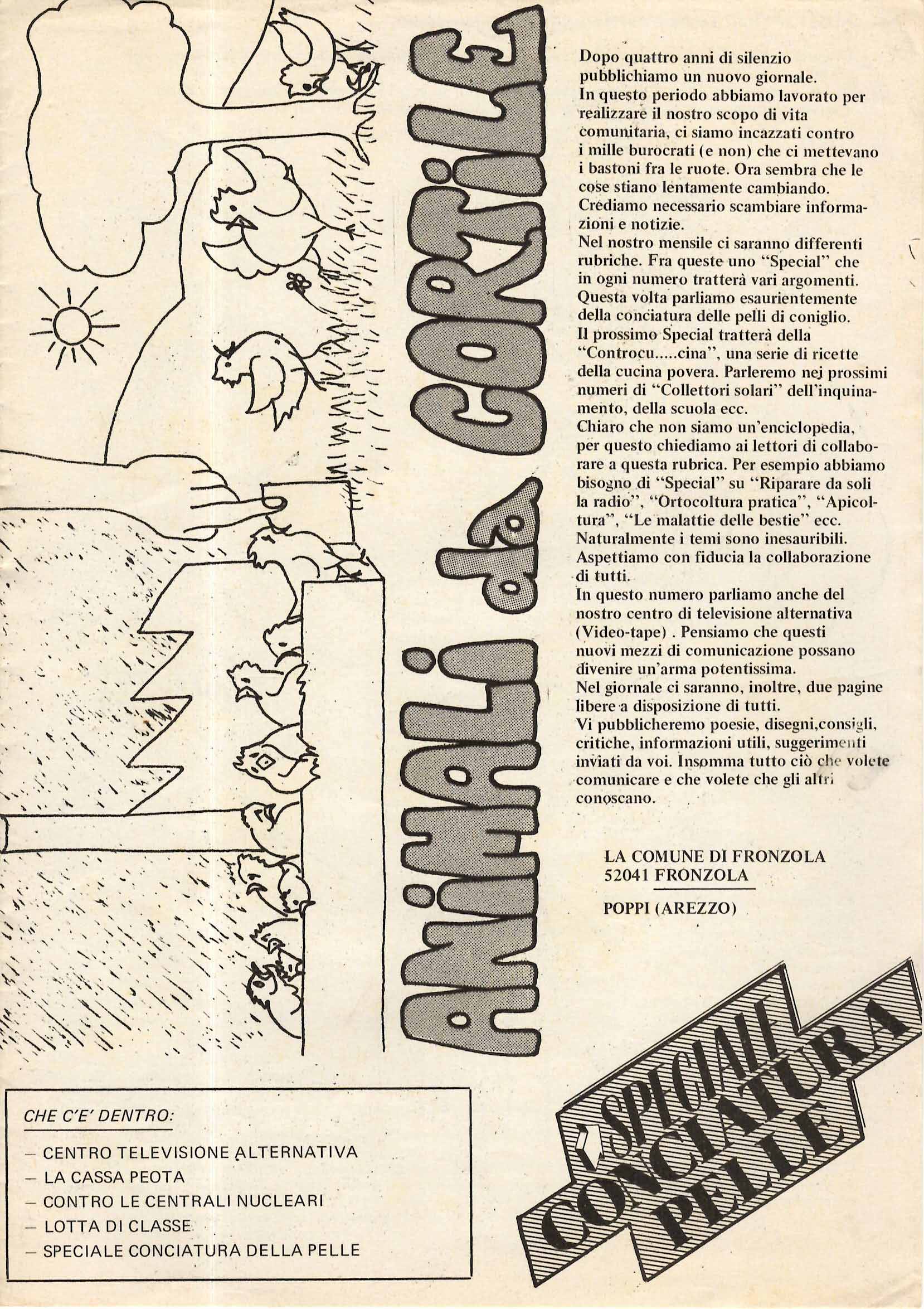 Animali da cortile / La Comune di Fronzola